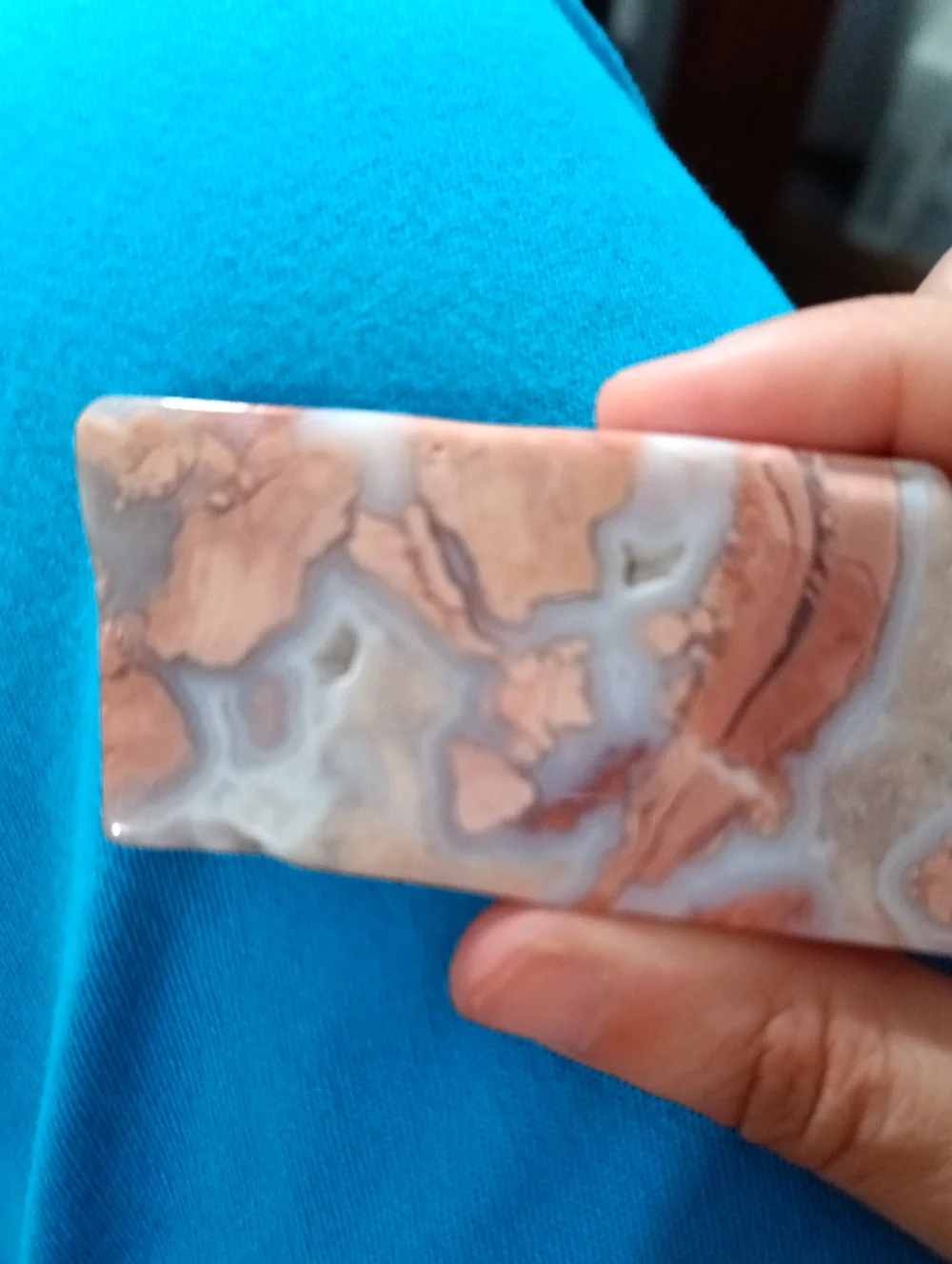 Cotton Candy Agate Crystal Slab